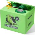 thumbnail image 1 of WAYANDinosaurs Piggy Bank for Kids 3-5,Automatic Stealing Coin Bank for Toddler Money Saving,Funny Dinosaurs Toys for Kids Boys Girls Ages 1-3 2-4 4-6,Christmas Sock Stuffing Birthday Gifts (Green), 1 of 1