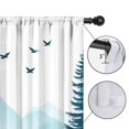 thumbnail image 4 of Blackout Kids Curtains,Forest with Mountains Childrens Insulated Curtains Set Of 2,Bedroom Essentials,Toddler Room Decor 52x84in(132x213cm), 4 of 4