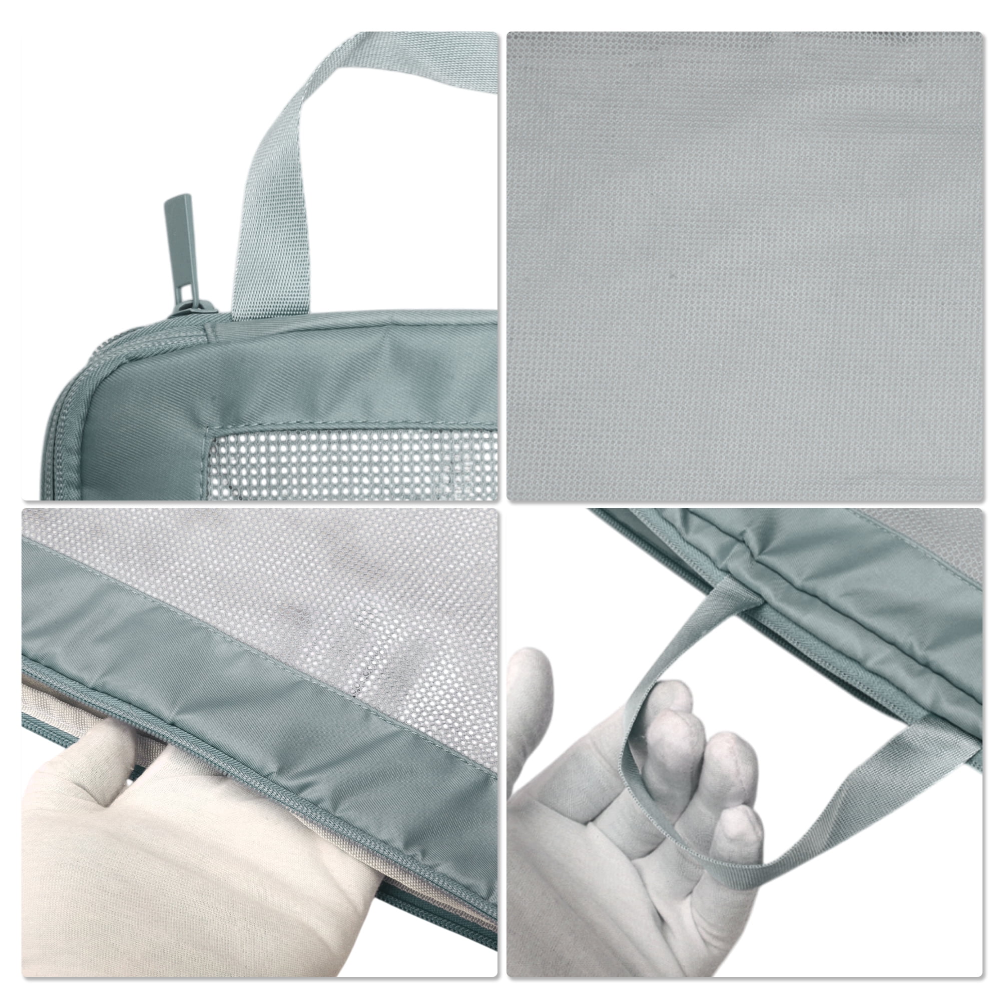 Unique Bargains Durable Packing Cube 1 Piece Travel Organizer Gray 7.48"x4.72"x4.72"