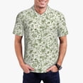 thumbnail image 1 of Balery Green Rabbit Camisa Polo de Hombre con Estampado, de Manga Corta y Tejido Medio, Camisa Tipo Golf Polo-XX-Large, 1 of 6