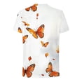 thumbnail image 5 of Bnwani Mens Shirts Short Sleeve Tee Casual Crew Neck Shirts White 2XL, 5 of 5