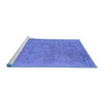 thumbnail image 2 of Ahgly Company Machine Washable Indoor Rectangle Oriental Blue Industrial Area Rugs, 7' x 10', 2 of 4