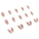 thumbnail image 4 of 24 piezas de cristales de hielo rosados, diamantes translúcidos, empalme de amor, uñas para llevar, diamantes brillantes, uñas cortas, uñas de gel, uñas de ballet, placas para uñas, uñas postizas, 4 of 5