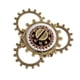thumbnail image 3 of Vintage Steampunk Parte Gears Punk Copper Anillos para Mujeres Hombres Party Jewelry (Talla inconfundible) Dorado + plata Salvador Anillo Steampunk Gears, 3 of 6