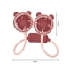 thumbnail image 3 of Ventilador de cuello | Ventilador personal recargable por USB con rotación de 360° | Ventilador portátil manos libres para oficina, viajes, deportes y exteriores, 3 of 6