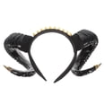thumbnail image 1 of Diadema de cabra de cabra Diadenta de Halloween Evil Cosplay Diadema de disfraces Accesorio, 1 of 6