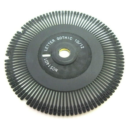 Nakajima Typewriter Model AE-710 Letter Gothic Printwheel (12 Pitch) by