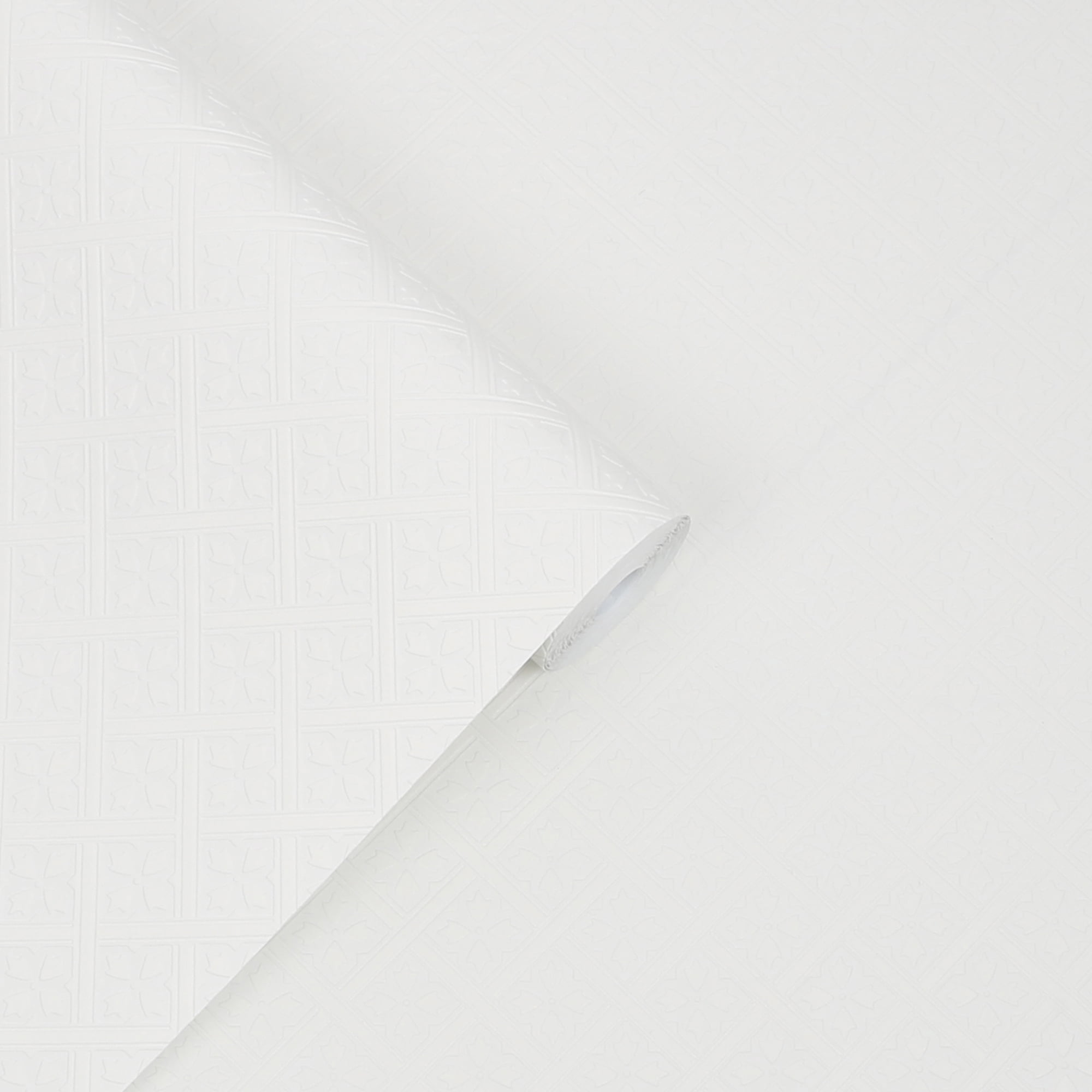 Laura Ashley Mr Jones Paintable White Wallpaper