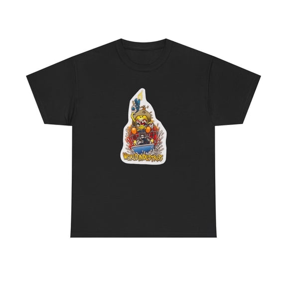 Hovercraft Flameboy World Industries '01 Skateboard Vintage Classic TShirt Print - Black / M