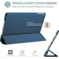 thumbnail image 4 of ProCase Smart Case for iPad Mini 1 2 3(Model: A1432 A1454 A1455 A1489 A1490 A1491 A1599 A1600) • Slim Lightweight Stand Cover with Translucent Frosted Back Support Auto Sleep/Wake • Navy Blue, 4 of 7