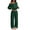 Green, variant on Lounge Sets for Women Off Shoulder Pajamas Long Sleeve Loungewear