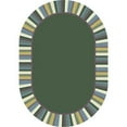 thumbnail image 2 of Joy Carpet Kid Essentials Infants and Toddlers Clean Green Rug Rectangle Soft 5'4" x 7'8", 2 of 3