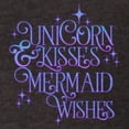 thumbnail image 3 of CafePress - UNICORN KISSES And MERMAID WISHES T Shirt - Mens Football Shirt, 3 of 4