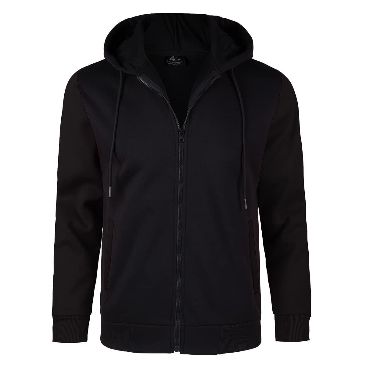 SPEEDRUN Full-Zip Hooded Sweatshirt for Men, Sizes M