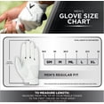 thumbnail image 2 of Callaway Golf Gloves Weather Spann Single Pack (Men's Left Hand, Large, White), 2 of 2
