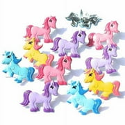 Eyelet Outlet Shape Brads 12/Pkg-Pony