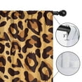 thumbnail image 4 of Blackout Kids Curtains,Yellow and Brown Of Leopard Print Childrens Insulated Curtains Set Of 2,Bedroom Essentials,Toddler Room Decor 42"x84", 4 of 5