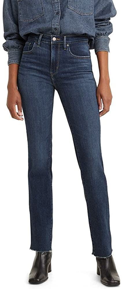 Levis Womens 724 High Rise Straight Jeans 25 Regular Chelsea Hour Waterless  