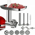 thumbnail image 1 of Metal Food Grinder Attachment For Kitchenaid Stand Mixer,meat Grinder-subaoe_Special Gift, 1 of 5