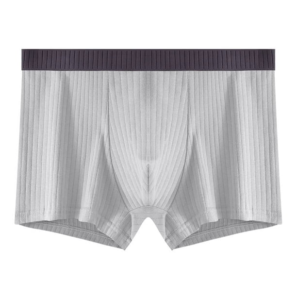 Ropa interior masculina Pantalones de cuatro esquinas de algodón puro para hombres Entrepierna antibacteriana totalmente de algodón para adolescentes y niños
