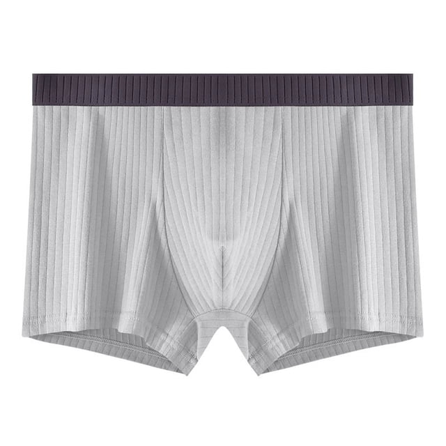 Ropa interior masculina Pantalones de cuatro esquinas de algodón puro para hombres Entrepierna antibacteriana totalmente de algodón para adolescentes y niños