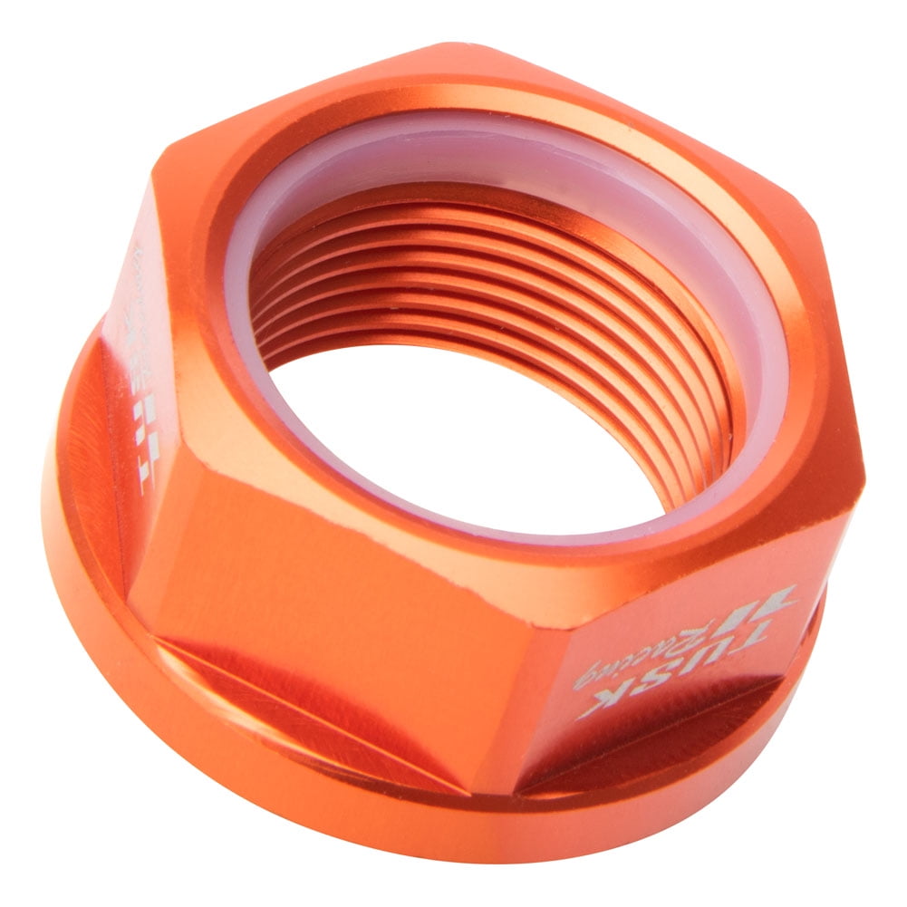 Tusk Nyloc Axle Nut M25 X 1.50 Orange For KTM 950 Supermoto 2006-2007