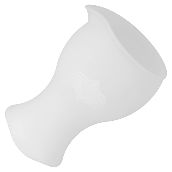 FUEENIRVA Compact White Silicone Jug for Easy Storage, Serving Cream, Hot Syrup and Beverage Use