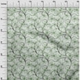 thumbnail image 3 of oneOone Cotton Cambric Light Green Fabric Floral Retro Sewing Fabric By The Yard Printed Diy Clothing Sewing Supplies 56 Inch Wide, 3 of 5