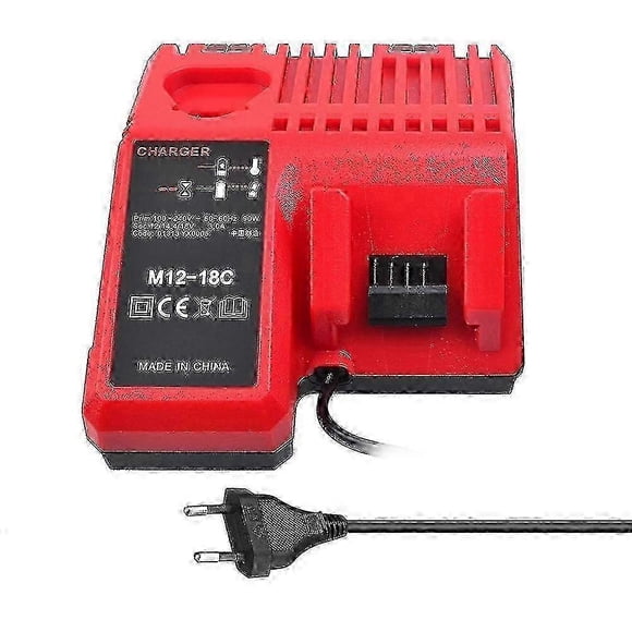 M12-18C Li-ion Battery Charger for Milwaukee 12 V 14.4V 18V C1418C 48-11-1815/1828/1840 M18 M14 M12