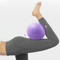 thumbnail image 3 of 1 Set Yoga Ball Explosion-proof Leak-proof Strong Bearing Capacity Body Training Gymnastic Fitness Pilates Ball Indoor Workout-Purple, 3 of 8