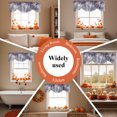 thumbnail image 6 of Palm Trees Tropical Tie Up Valance Curtains for Windows, Kitchen Curtains Window Treatments, Shabby Purple Summer Coastal Short Window Shades Valances for Bedroom Bathroom Cafe 42"x18", 6 of 8