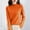 Orange, variant on Hauaitttt Women Pure Long Sleeve Crew Neck Soft Warm Pullover Knit Fall Winter Womens Long Sleeve Thermal Tops Thumb Hole Thermals Woman Lined Shirt for Women Turtleneck Top for Men Thermal Mens