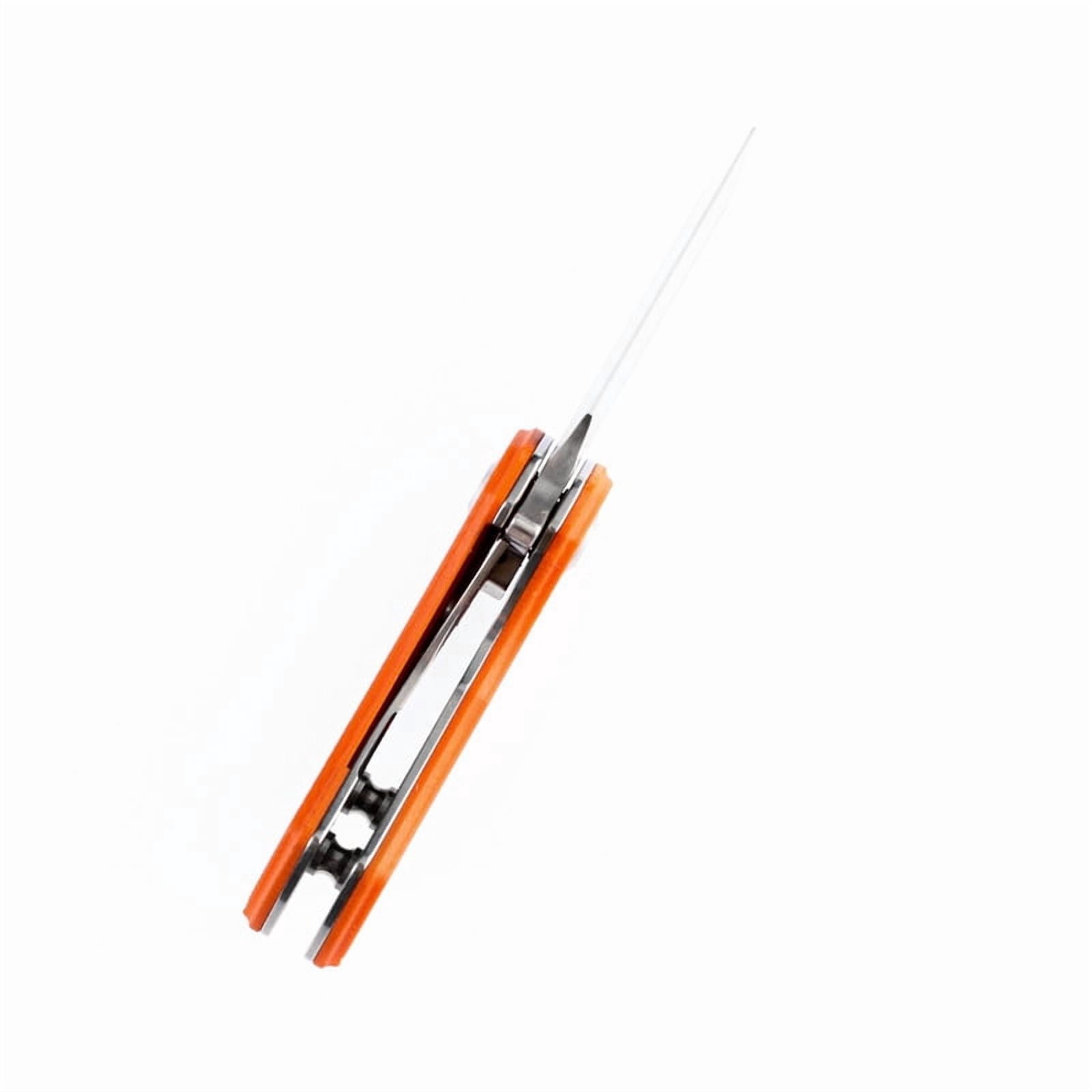 Kansept Mini Korvid Folding Pocket Knife 1.45'' 154CM Blade,Orange G10 Handle,T3030A6
