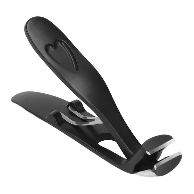 Large Angled Head Thick Toenails Cutter Trimmer, Rustproof Stainless Steel Seniors Nail Clippers with Ingeniously Design Foldable Spring
