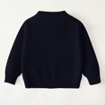 thumbnail image 6 of UQJfacai Boys Cardigan Sweater Full Zip Up Sweatshirt Long Sleeve School Uniform Kids Stand Collar Fall Jacket Winter Clothes 9M-9T, 6 of 6