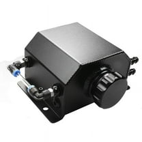 1L Universal Square Overflow Jug Oil Jug Oil Tank Oil Storage Tank Auto Supplies,Black,1 * ,Black