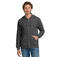 thumbnail image 5 of Gildan Heavy Blend Hooded Sweatshirt, Men's Classic Fit Fleece Pullover Hoodie, Dark Heather, 2XL, 5 of 5