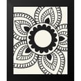 thumbnail image 2 of Robinson, Tamara 12x14 Black Modern Framed Museum Art Print Titled - Paisley Feather VII, 2 of 5
