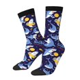 thumbnail image 1 of Balery Cute Shark Calcetas Largas con Estampado para Hombre y Mujer – Suaves y Transpirables, Talla Única (US 5-11), 1 of 6