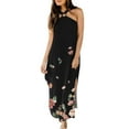 thumbnail image 4 of SMihono Robe Maxi Bohème d'Été pour Femmes Grande Taille Robe Maxi Bohème d'Été pour Femmes Robe Décontractée Croisée Sans Manches Fendue Longue Robe de Plage avec Poches Robe de Plage, 4 of 7