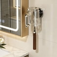 thumbnail image 4 of ZYXWVU Suction Cup Cup Holder Mouthwash Cup Toothbrush Cup For Bathroom Toilet Room Home Travel Wall Mounted Rinse Cup Holder Set, 4 of 6