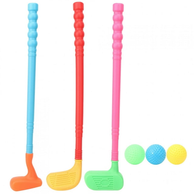 Juegos de golf para padres e hijos, kits de golf, kits de golf para niños, juguetes de minigolf de construcción robusta