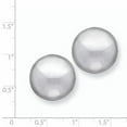 thumbnail image 3 of Sterling Silver Non-Pierced 18mm Button Earrings, 3 of 3