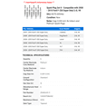 thumbnail image 2 of Spark Plug Set 8 - Compatible with 2008 - 2010 Ford F-250 Super Duty 5.4L V8 - Autopart Premium, 2 of 2