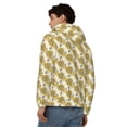 thumbnail image 4 of Honeii Cartoon Honey Pot Bee Sunflower Print Hoodies for Men, Pullover & Full Zip, Breathable Zip up Hoodie, Sweatshirt-Medium, 4 of 5