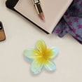 thumbnail image 5 of JYYYBF Women Frangipani Hair Claw Clips Cute Flower Hair Accessories for Vacation Wedding, 5 of 6