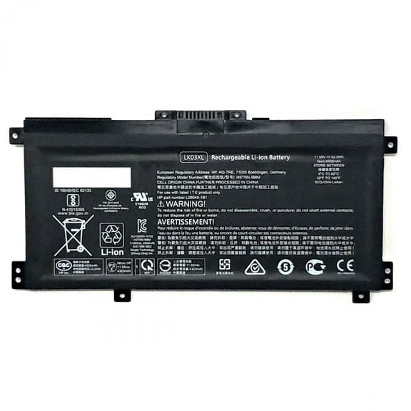 P Premium Power Products Laptop Battery Replaces HP LK03XL, TPN-I129, TPN-W127, TPN-W128, 916368-421, 916368-541, 916814-855, L08855-856, L09280-855 for HP Envy X360 Series