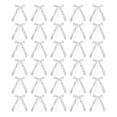 thumbnail image 2 of Sunxin Bow Decoration 30Pcwhite Satin Ribbon Bow Decoration for Wedding Car Decor Wrapping Paper, 2 of 2