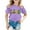 Purple, variant on lnmuld Tops for St Patricks Day Themed Short Sleeve Tee for Girls Youth Kids Printed Casual Top Size:12-13 Years