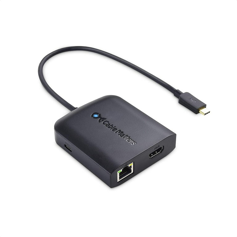 USB-C® To HDMI® Audio/Video Multiport Adapter with Power Delivery up to 60W  - 4K 30Hz - Black